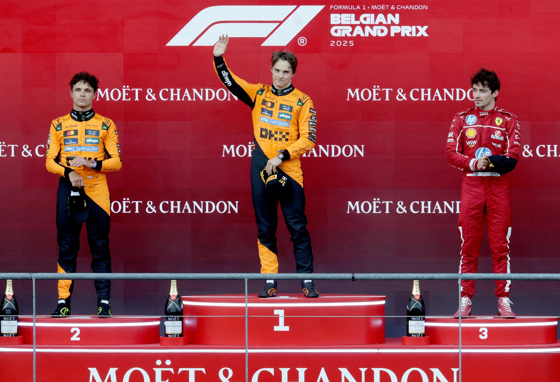 Piastri reforzó su liderato en el Mundial de Fórmula Uno al ganar el Gran Premio de Bélgica