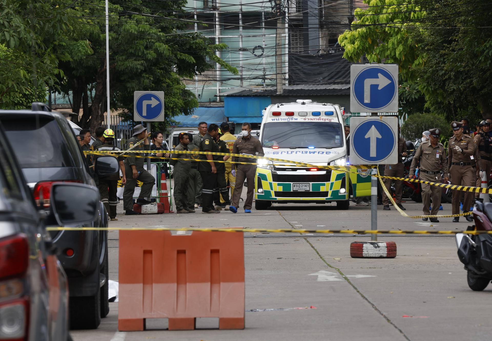 En imágenes: Así fue el tiroteo masivo en un mercado de Bangkok