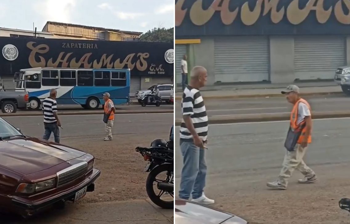 "Quédate quieto": parquero amenazó a conductor que se negó a pagarle en Petare (VIDEO)