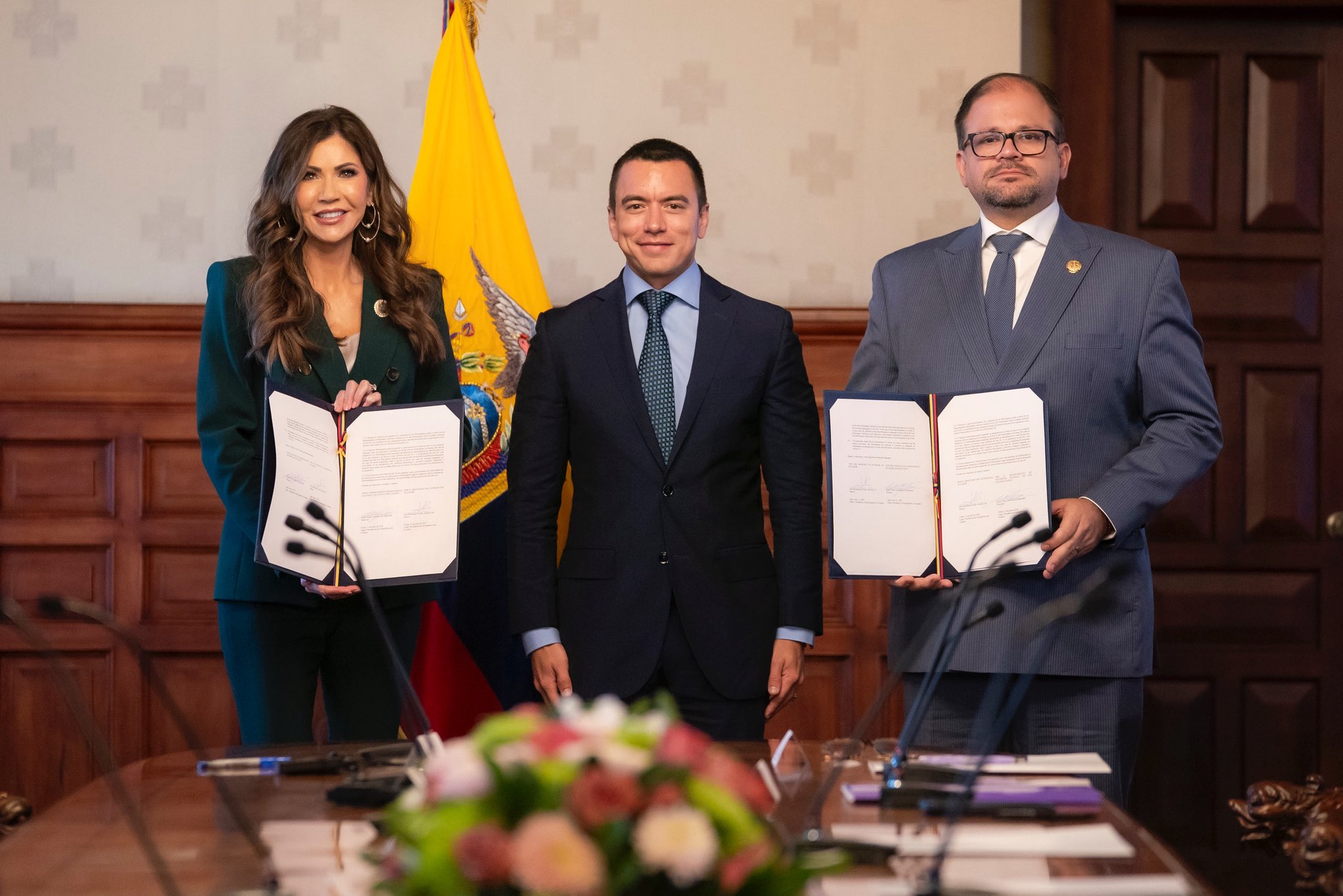 Ecuador y EEUU fortalecieron su alianza en seguridad para combatir a terroristas y pandilleros
