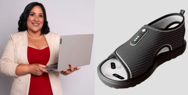 Venezolana en Chile creó una sandalia inteligente que podría evitar amputaciones por diabetes