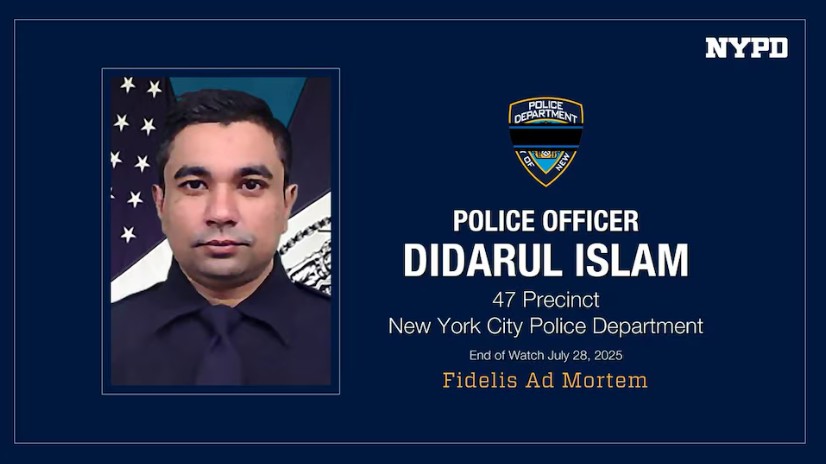 El sacrificio del policía inmigrante que cayó protegiendo a otros en el tiroteo de Manhattan: “Murió como un héroe”