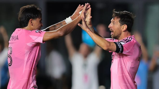 Lionel Messi asistió a Telasco Segovia para un golazo que abrió el triunfo del Inter Miami en la Leagues Cup (VIDEO)