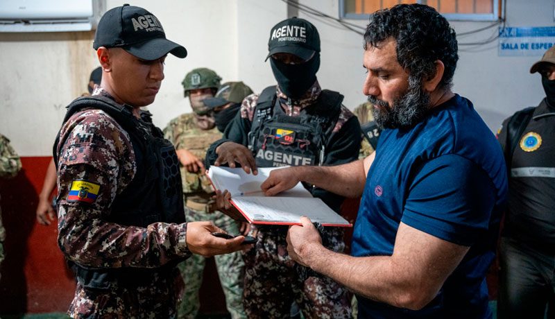 Alias "Fito", el narco extraditado a EEUU tras ser el líder criminal más buscado en Ecuador