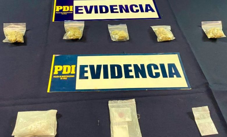 Detienen a pareja venezolana por tráfico de drogas y daños en Chile
