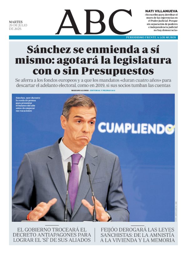 Portadas de la prensa internacional de este martes 29 de julio de 2025