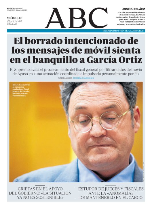Portadas de la prensa internacional de este miércoles 30 de julio de 2025