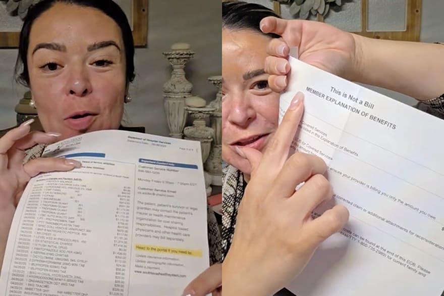 Cuánto cuesta ir al médico en EEUU: la insólita factura que una latina expuso en sus redes (VIDEO)