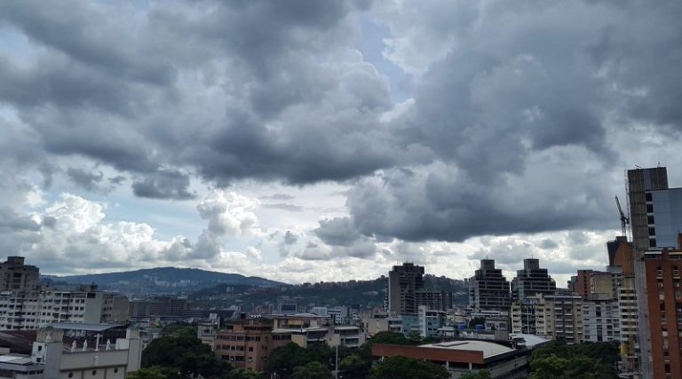 Inameh: cielo nublado con probabilidades de lluvia en gran parte de Venezuela para este #19Ago
