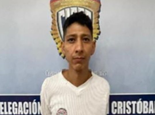 Se le acabó la "comiquita" a alias "Dropy" tras ser capturado por robo en Táchira