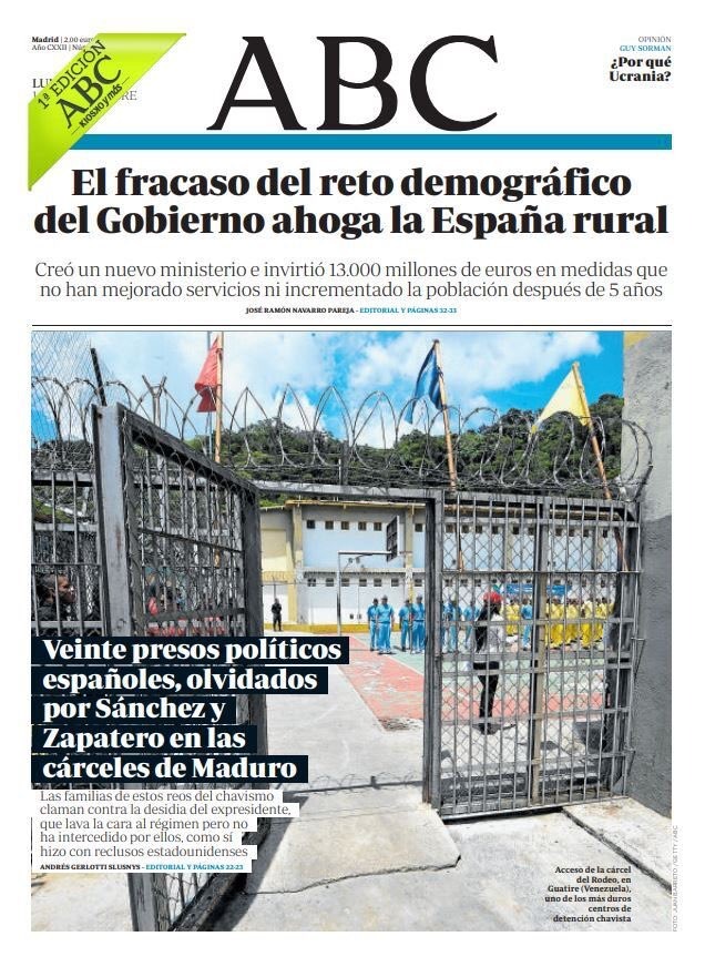 Portadas de la prensa internacional de este lunes 1 de septiembre de 2025