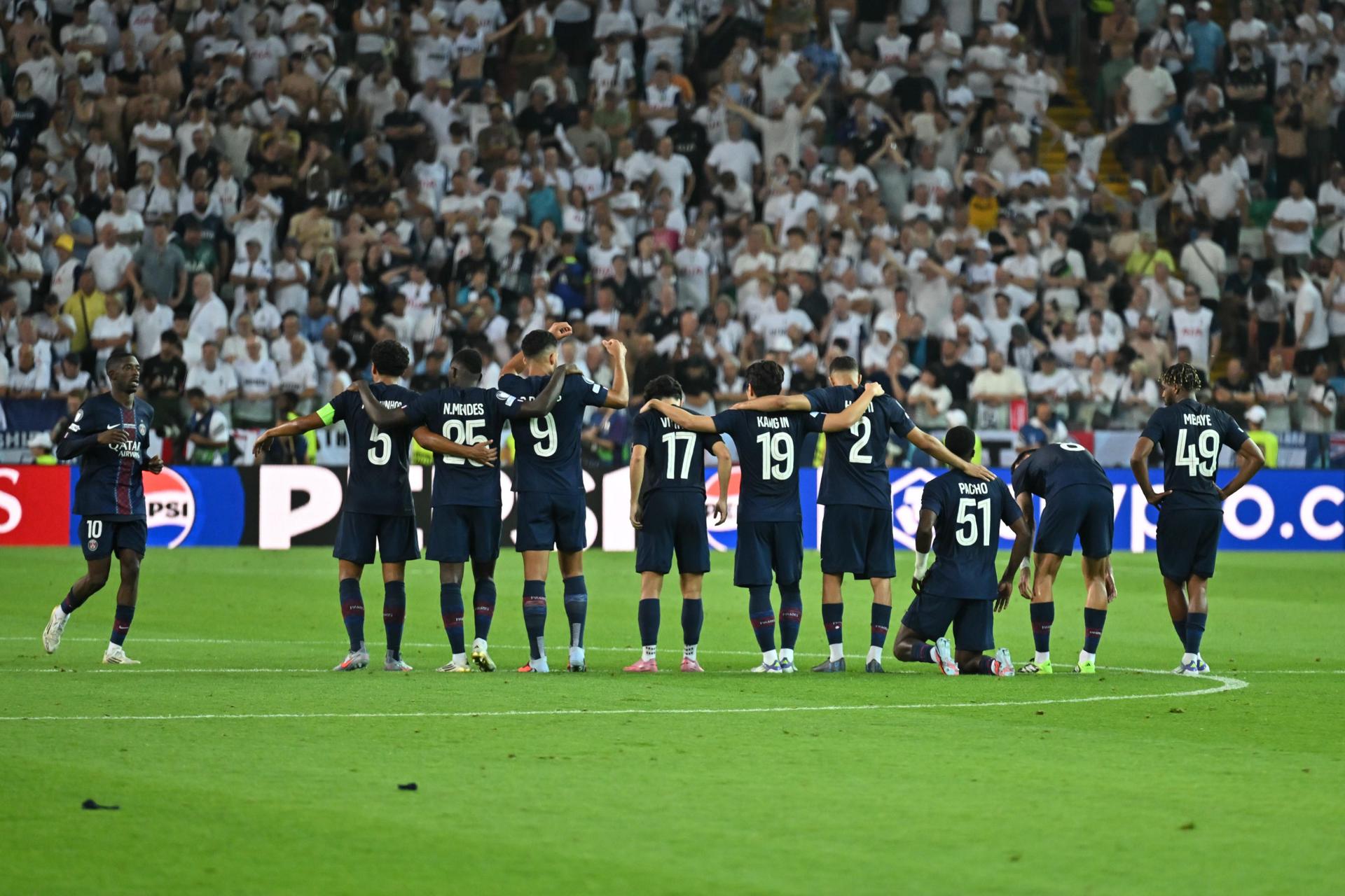 Con remontada épica, PSG superó en penales al Tottenham y se llevó su primera Supercopa de Europa
