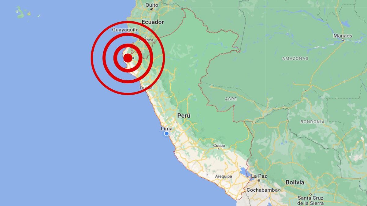 Un sismo sacudió el norte de Perú sin reportarse víctimas ni daños materiales