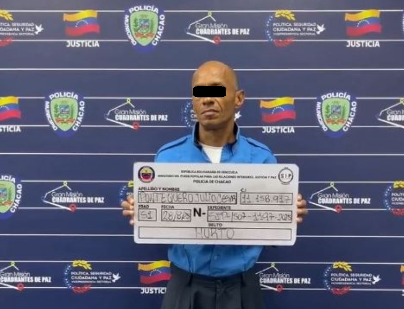 VIDEO: cayó vigilante con antecedentes penales tras robar en una farmacia de Chacao