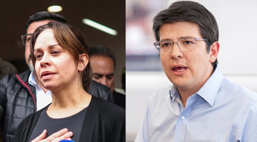 Desgarrador momento en el que María Claudia Tarazona se quiebra y llora en el ataúd de Miguel Uribe - LaPatilla.com