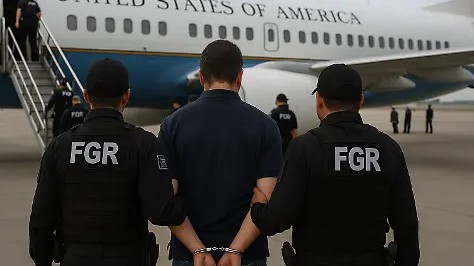 México entrega 26 presos relacionados con el narcotráfico a Estados Unidos