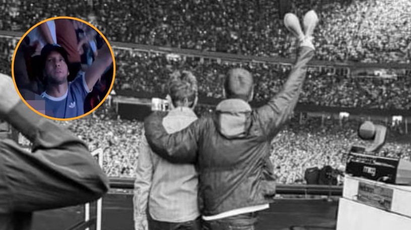 La última foto del hombre que murió tras caer de las gradas de Wembley durante el show de Oasis