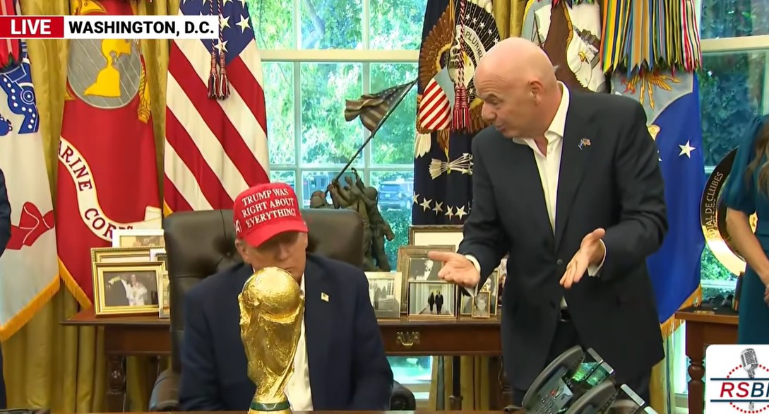 Trump anuncia que el sorteo del Mundial de Fútbol 2026 será en Washington en diciembre