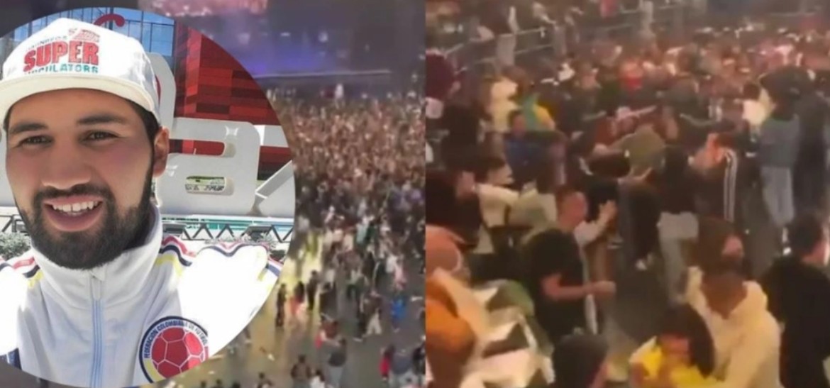 Él era Sergio Blanco, hincha de Santa Fe que murió en los disturbios durante el concierto de "Damas Gratis" en el Movistar Arena