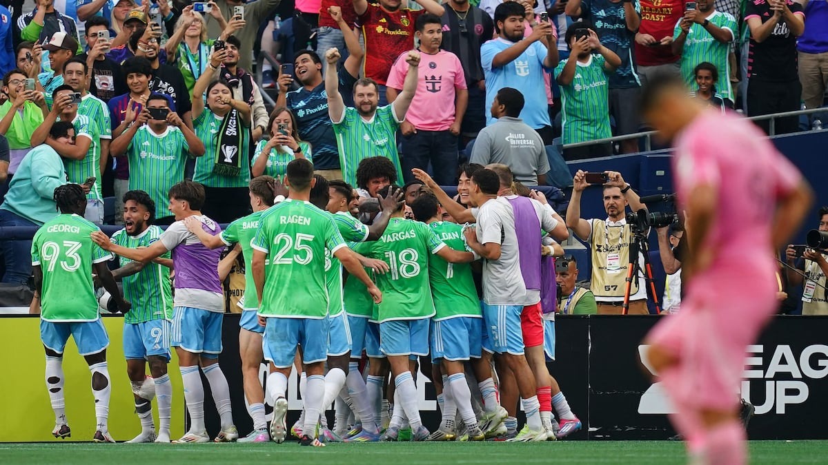 Segovia y Messi se quedaron sin Leagues Cup tras caer goleados en la final contra los Sounders