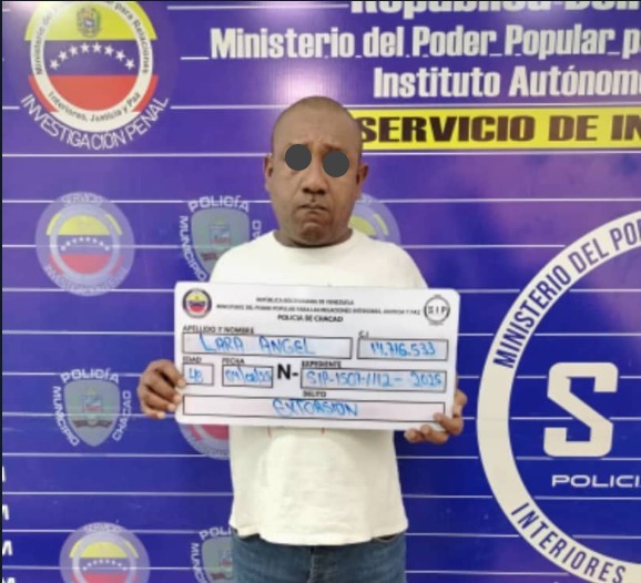 Detenido en Chacao extorsionador que exigía "vacunas" de 50 dólares semanales