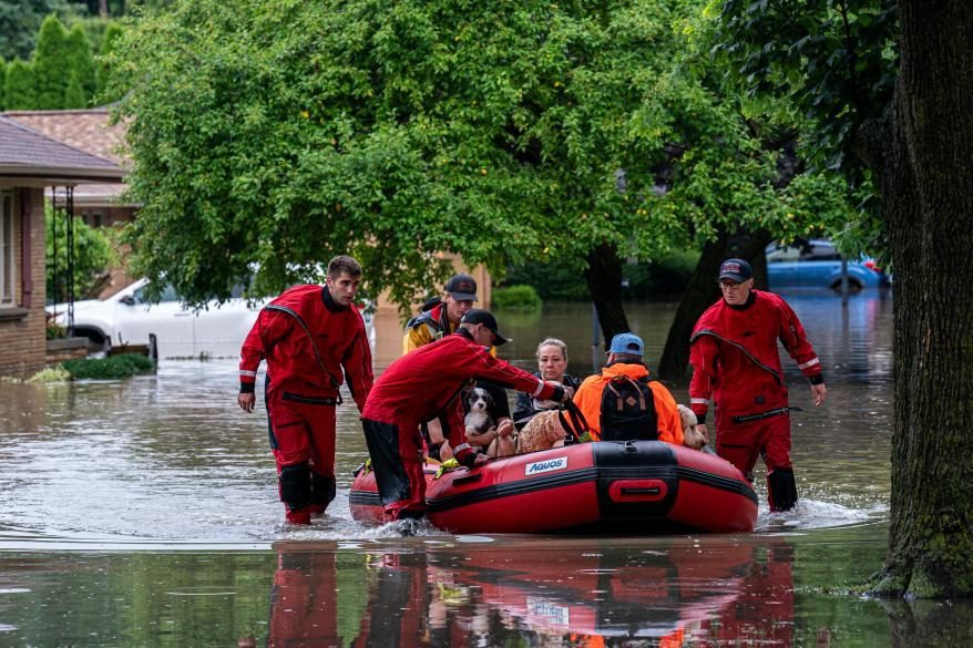 Lluvias torrenciales retrasaron cientos de vuelos en el medio oeste de EEUU