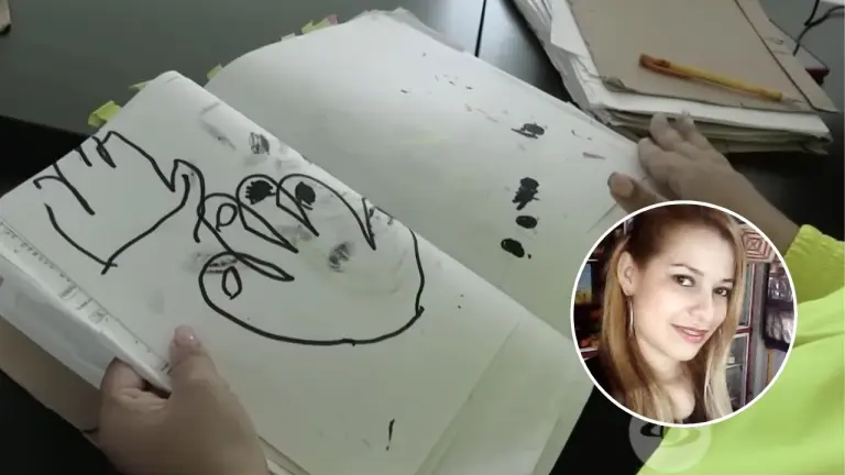 Tragedia en Colombia: niña de tres años presenció asesinato de su madre y plasmó su horror en dibujos