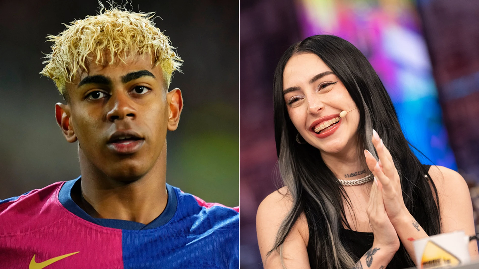 Lamine Yamal y Nicki Nicole, pillados besándose en una discoteca