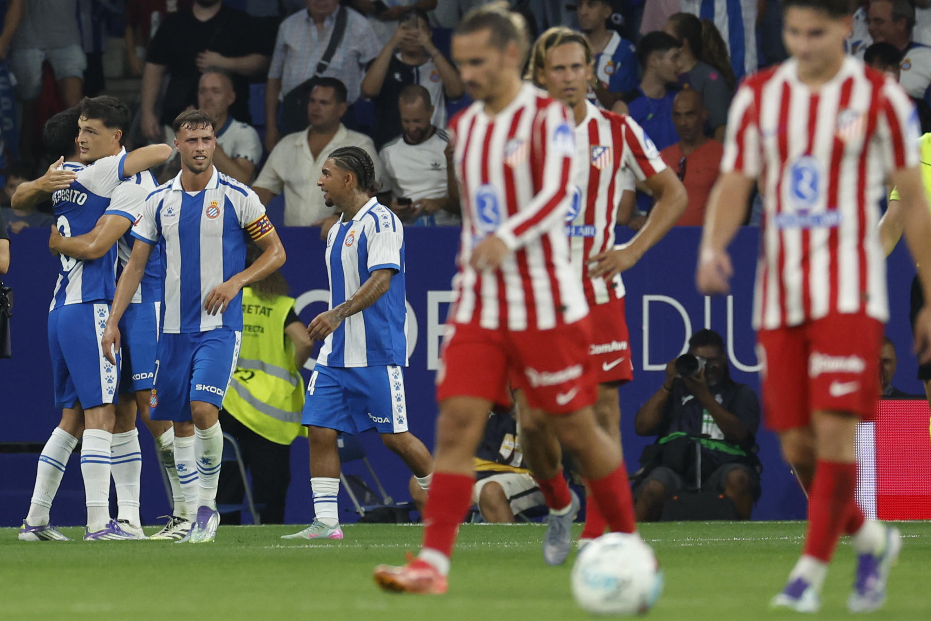 Atlético de Madrid arrancó la temporada con dura derrota frente al Espanyol