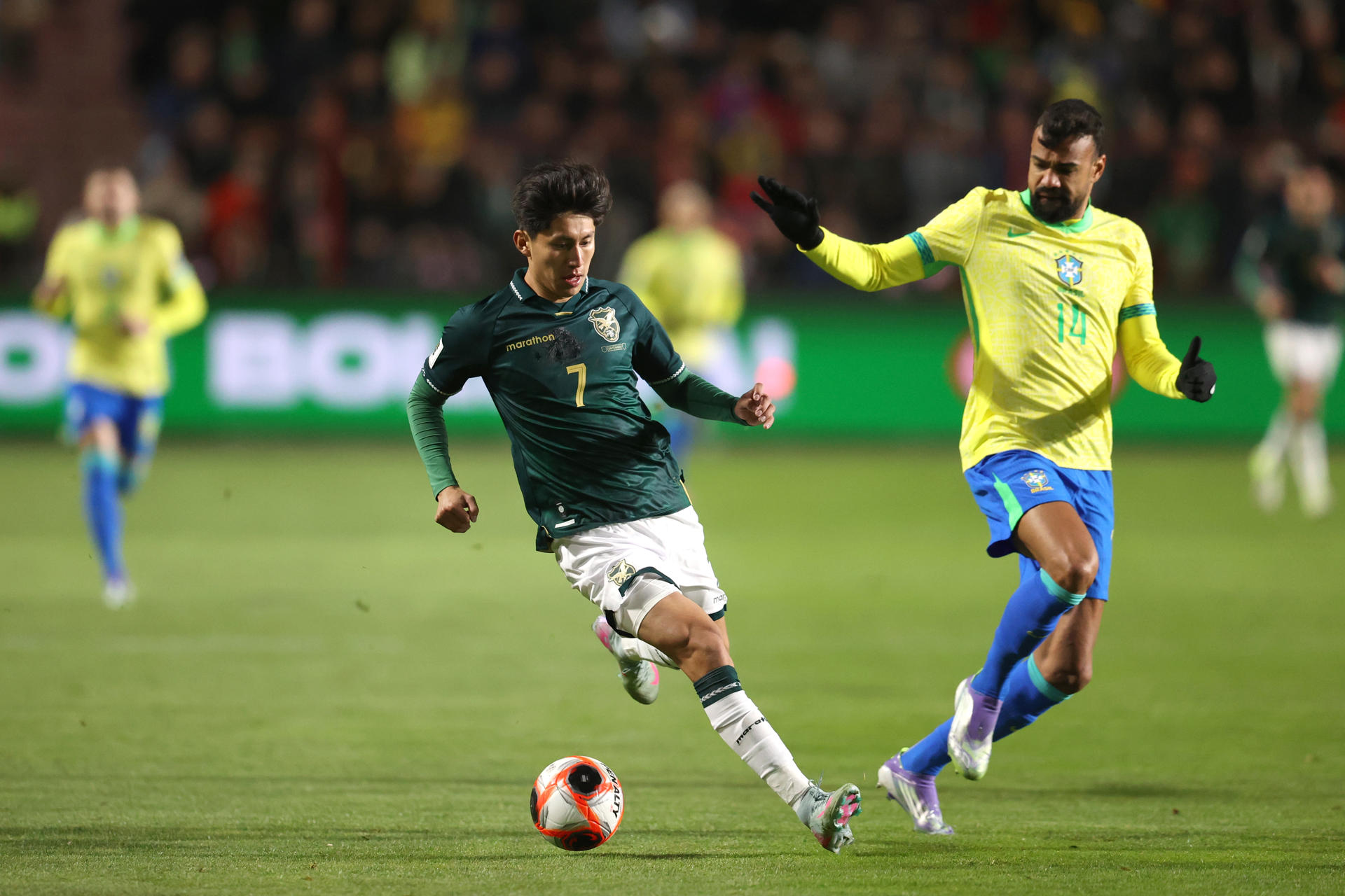 Bolivia hizo el trabajo en El Alto frente a Brasil para asegurar el repechaje