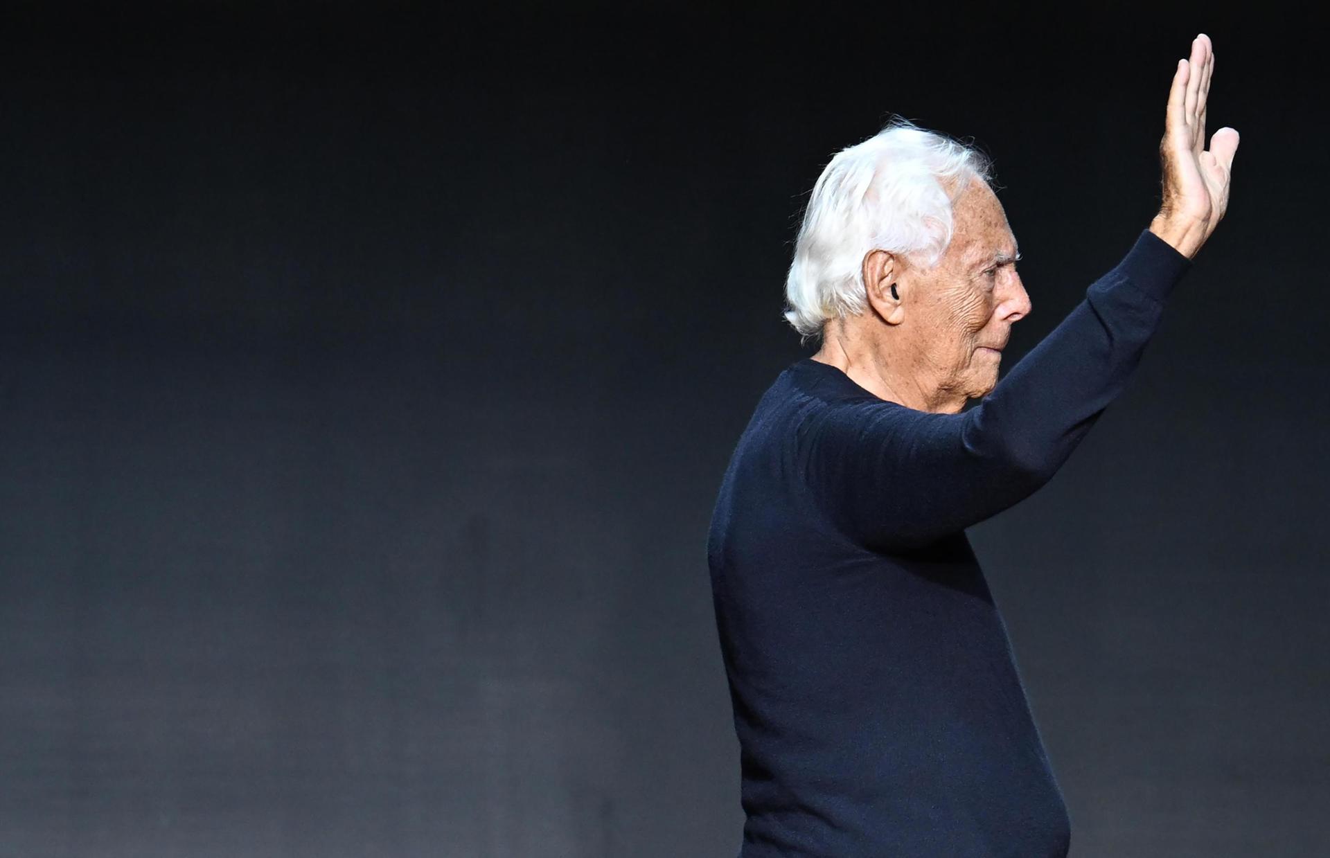 Giorgio Armani, rey y maestro de la sobriedad y la elegancia (FOTOS)