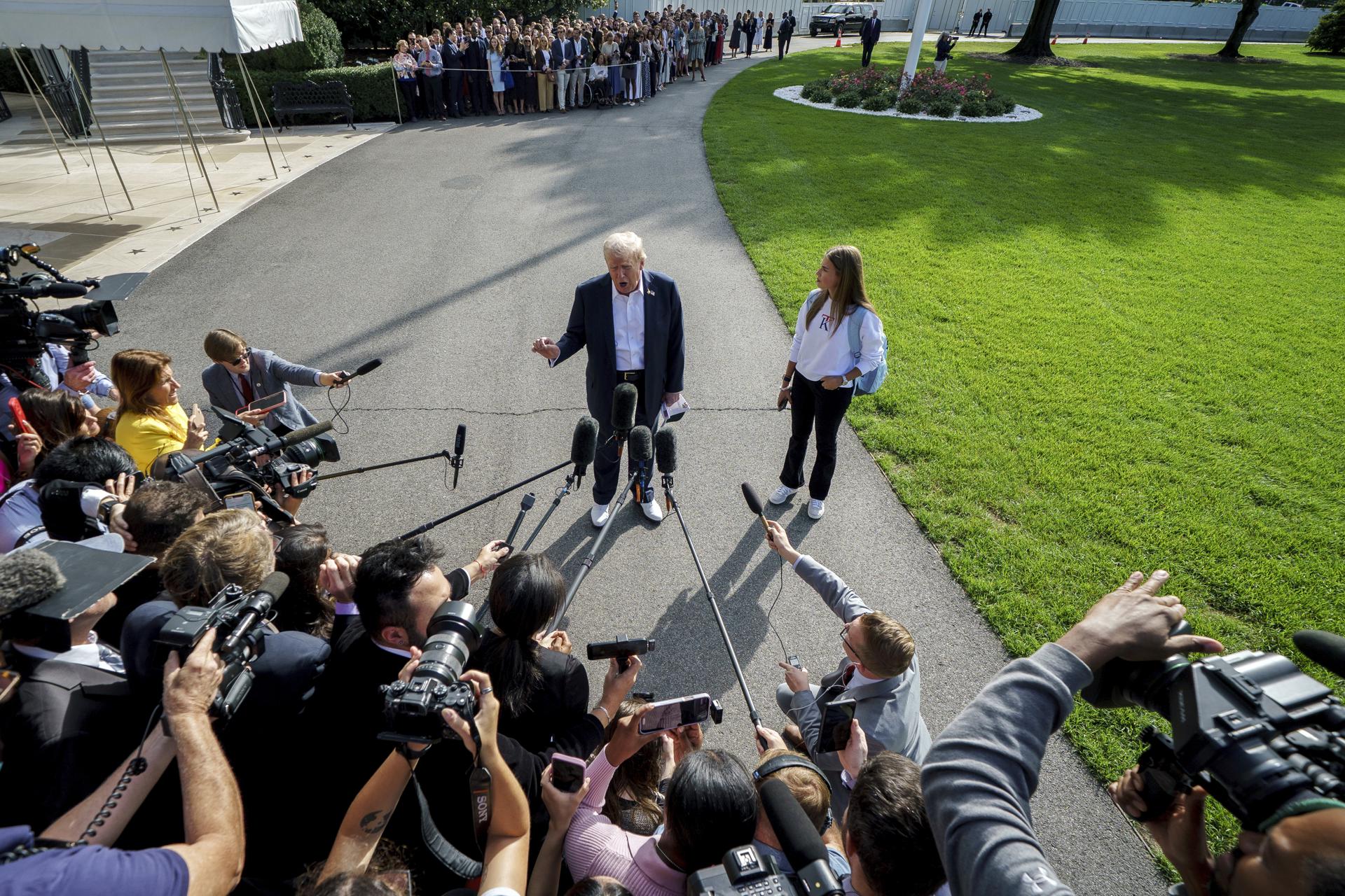 Trump asegura que está "muy cerca" un acuerdo para la paz en Gaza
