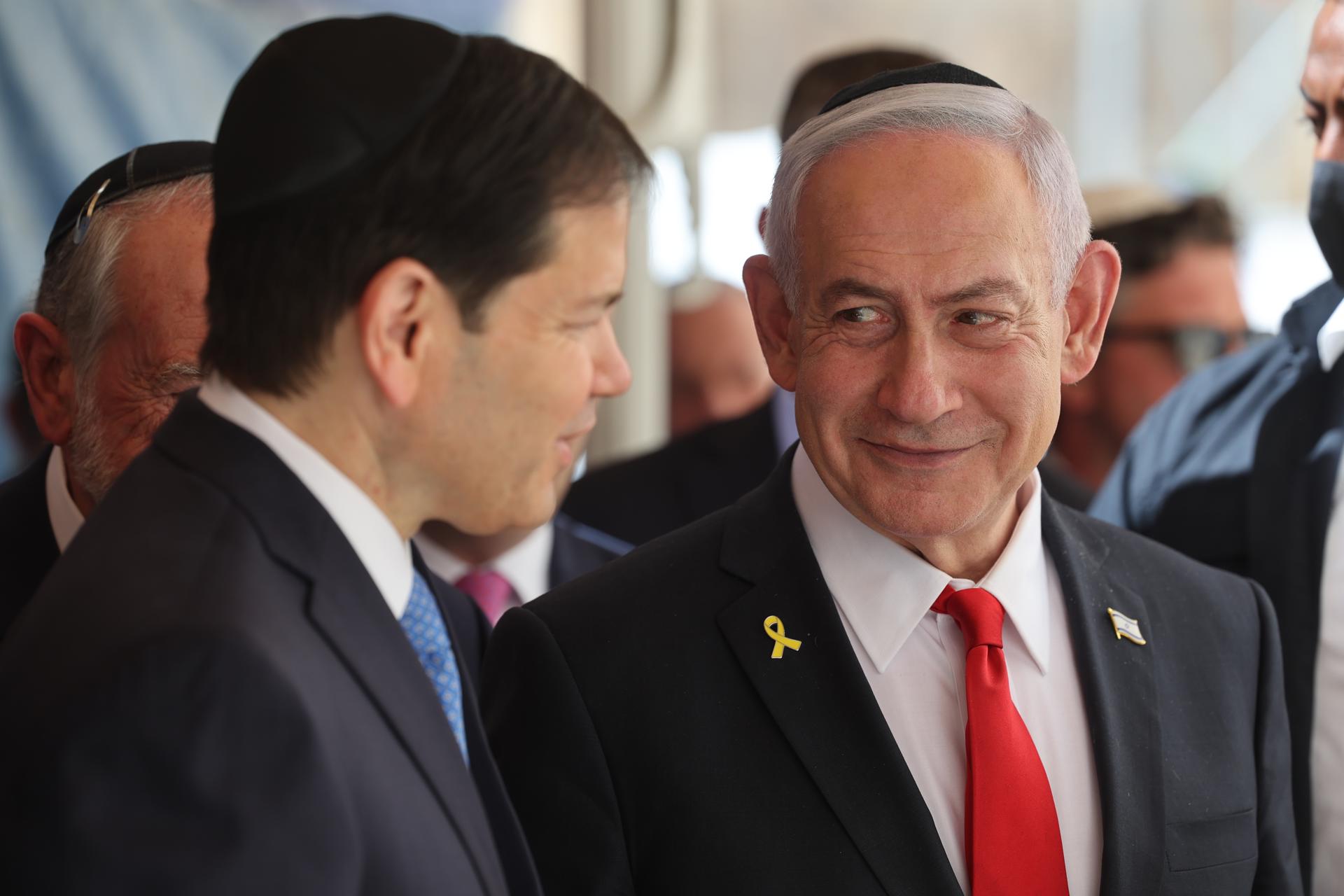 Benjamín Netanyahu habló con Marco Rubio sobre desmantelar la CPI