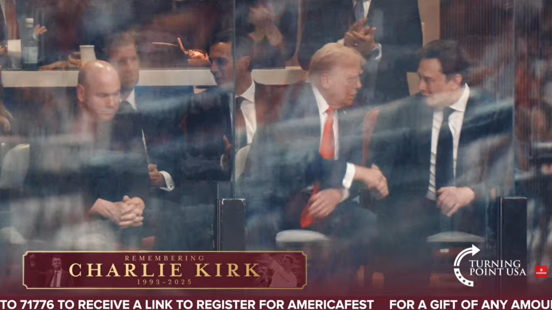 Donald Trump y Elon Musk se reencontraron en funeral de Charlie Kirk para acabar sus confrontaciones