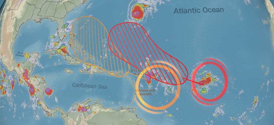 El huracán Gabrielle no está solo: otros dos sistemas podrían formarse esta semana en el Atlántico