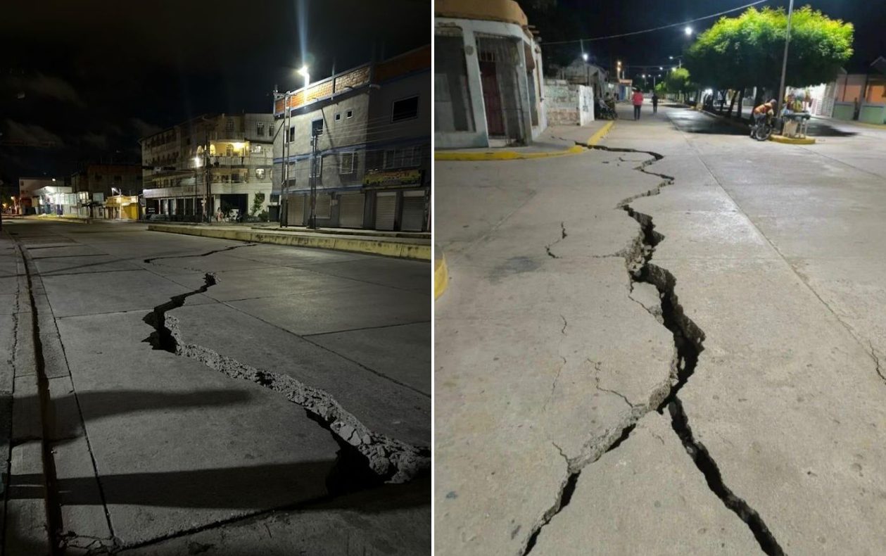 ¡FALSO! Usaron IA para simular grieta en una avenida de Barinas después del temblor