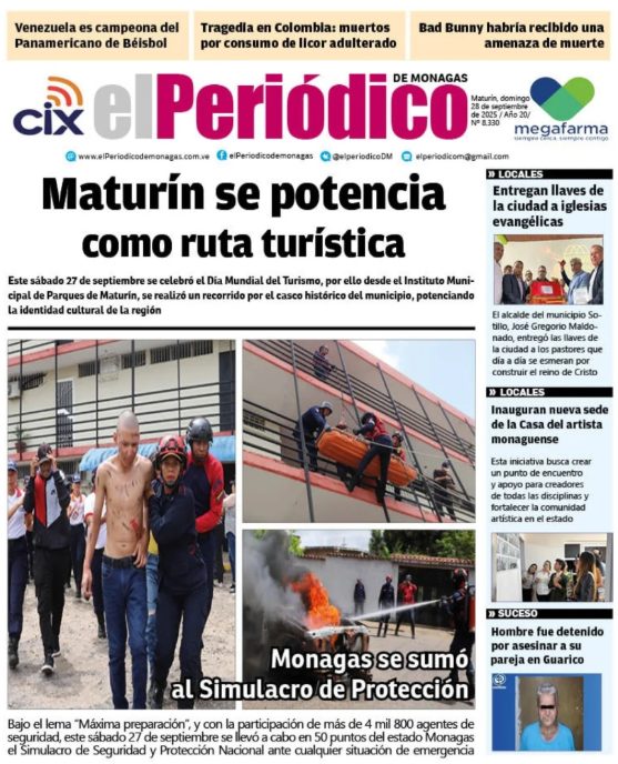 Portadas de este domingo 28 de septiembre de 2025