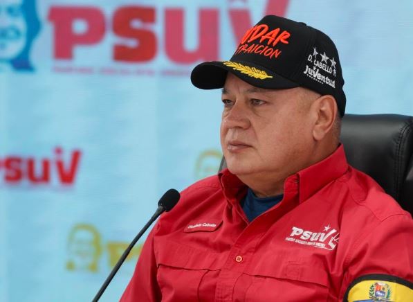 Diosdado Cabello llama a "defender la soberanía" por aumento de tensiones entre EEUU y el chavismo