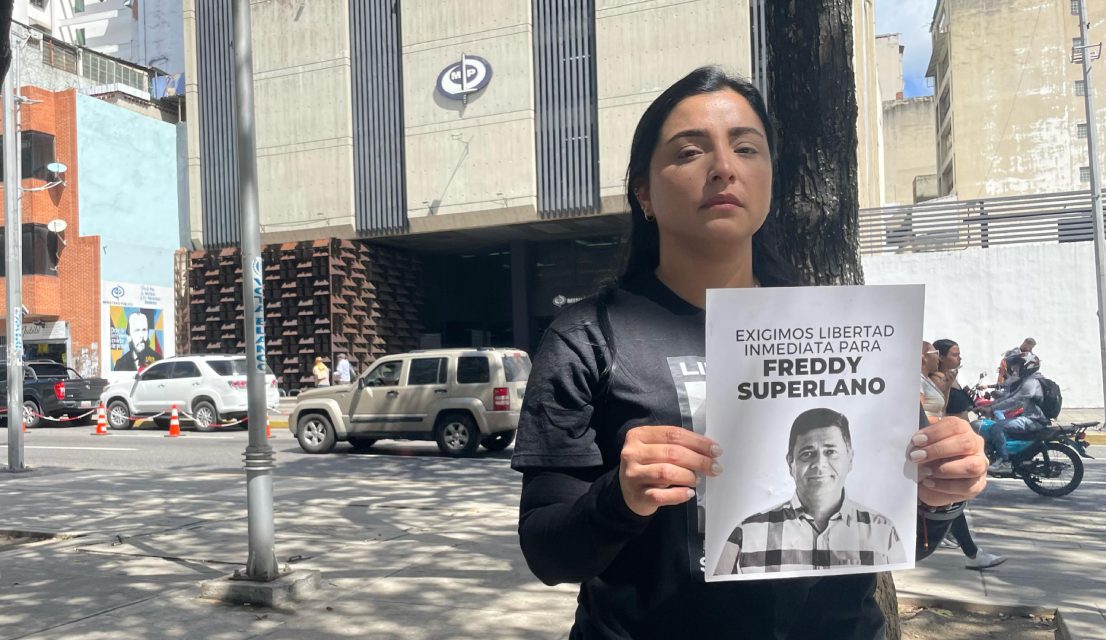 Esposa de Freddy Superlano exigió una prueba de vida luego de ser trasladado a un lugar desconocido