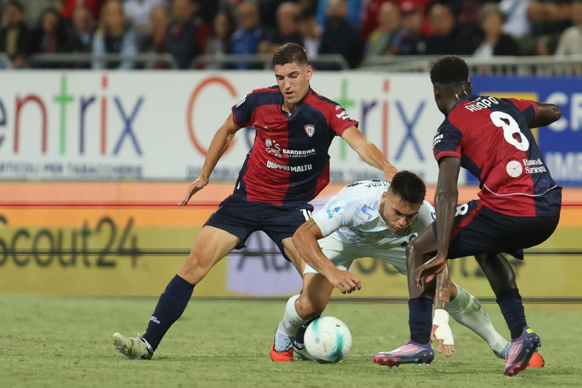 Inter escaló posiciones con cómoda victoria ante el Cagliari