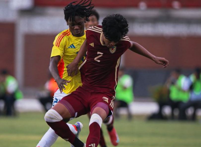 Vinotinto Sub-17 no tuvo suerte frente a Colombia en su preparación rumbo al Mundial de Catar