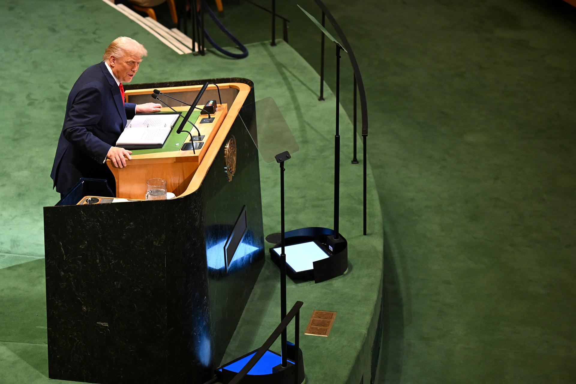 Trump asegura a Guterres que está con la ONU "al 100 %", tras duras críticas al organismo