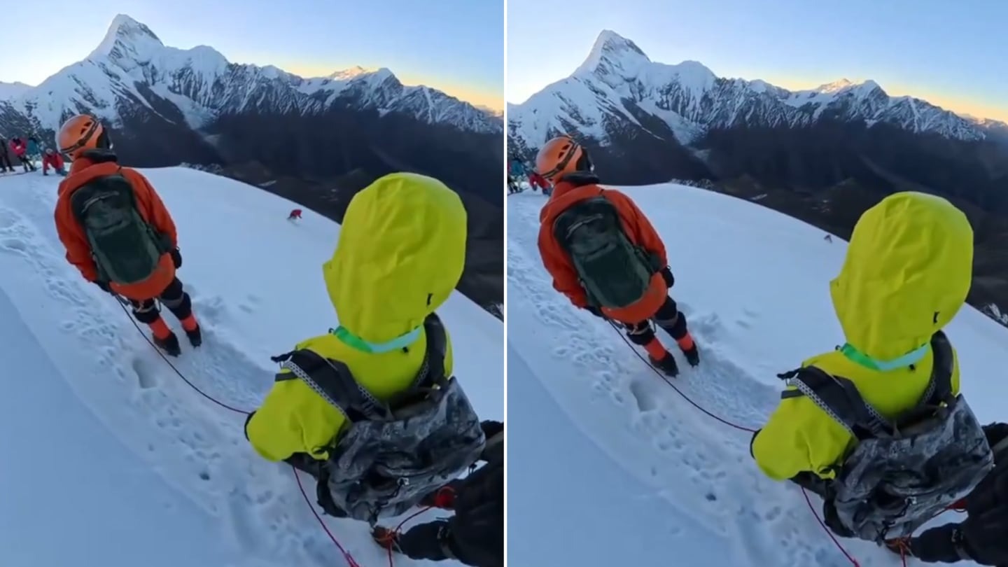 Alpinista intentó sacarse una selfie en una montaña, pero cayó al vacío y murió (VIDEO)