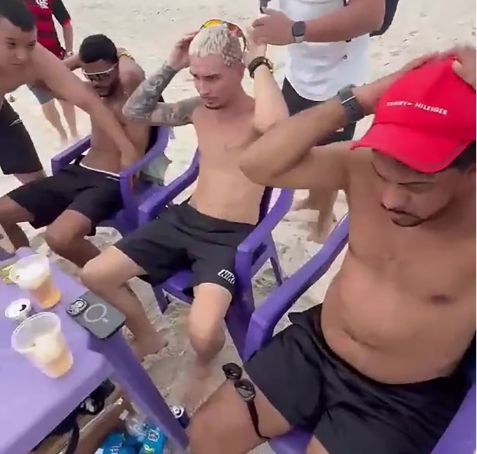 Cayó uno de los narcotraficantes más peligrosos de Brasil mientras tomaba whisky en la playa (Video)