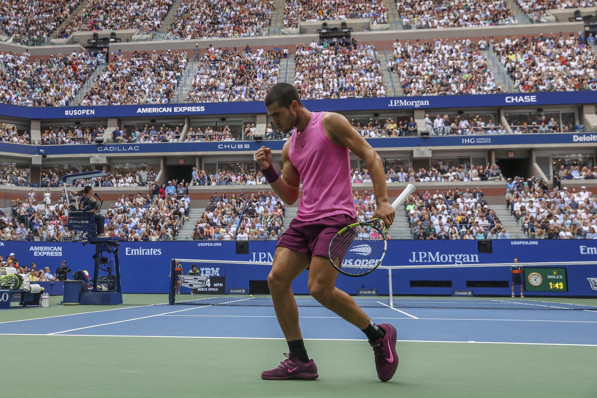 Alcaraz mandó a Djokovic a casa y jugará de nuevo la final del US Open