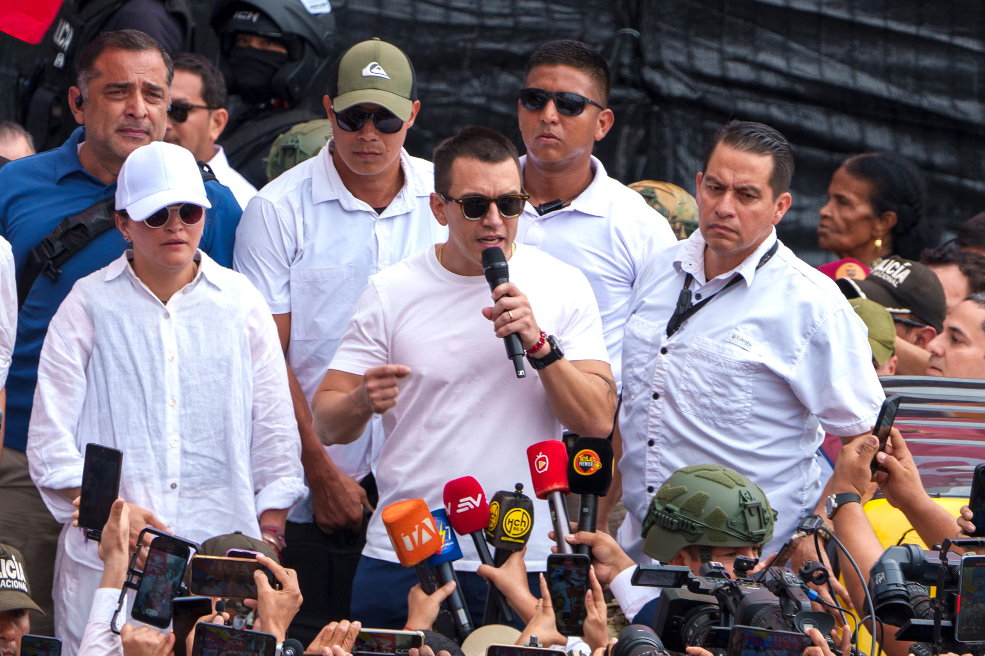 Noboa dice que prefiere "morir" antes que retroceder en eliminación del subsidio al diésel en Ecuador