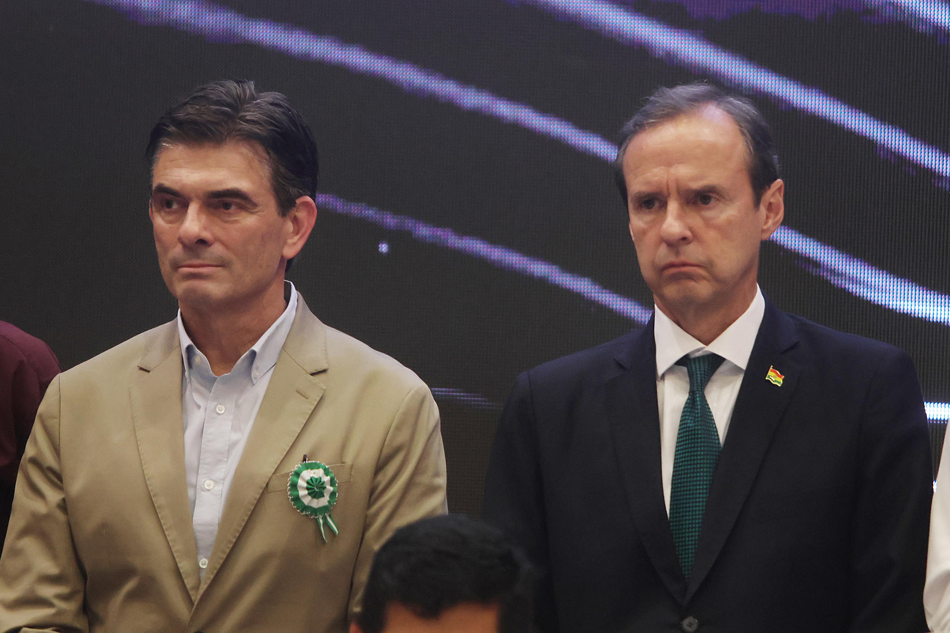 Paz y Quiroga se comprometieron a evitar la "guerra sucia" en segunda vuelta presidencial de Bolivia