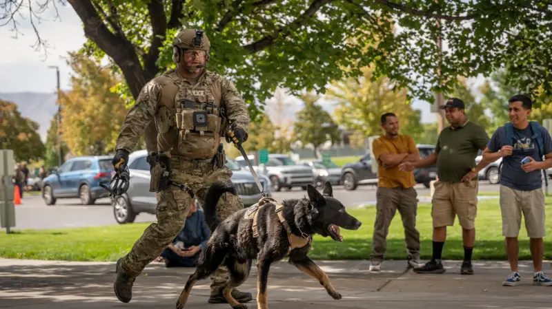 La intensa búsqueda en Utah del asesino de Charlie Kirk: "Tenemos buenas imágenes del individuo"