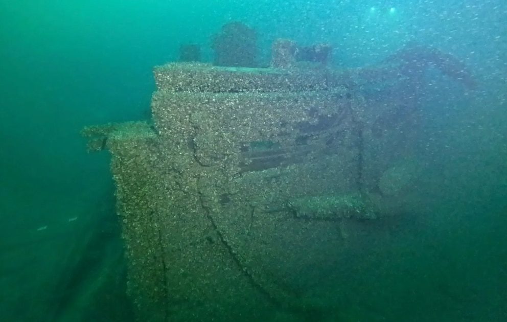 Encontraron en el fondo del lago Míchigan un naufragio desaparecido hace 140 años (FOTOS)
