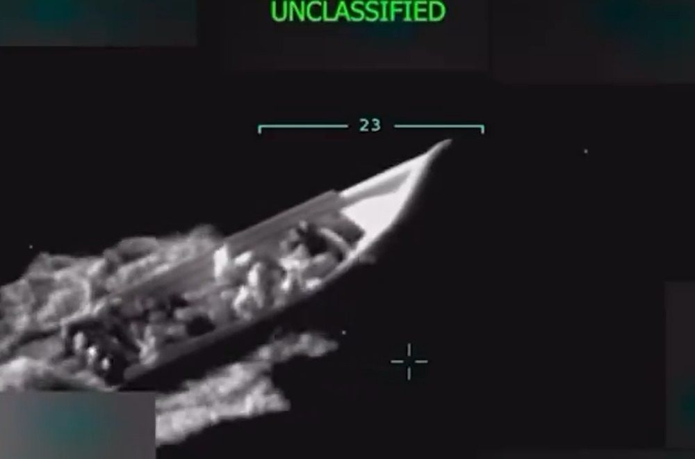 Trump compartió VIDEO del ataque a embarcación narco proveniente de Venezuela